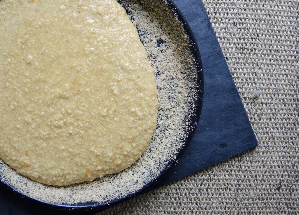 Mandeltarte mit Orangenaroma